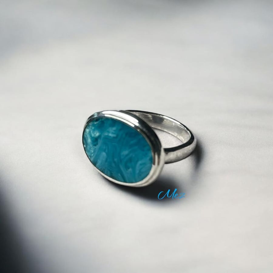 Royal ring, فاتوران stone, German model (G1-17), size 7