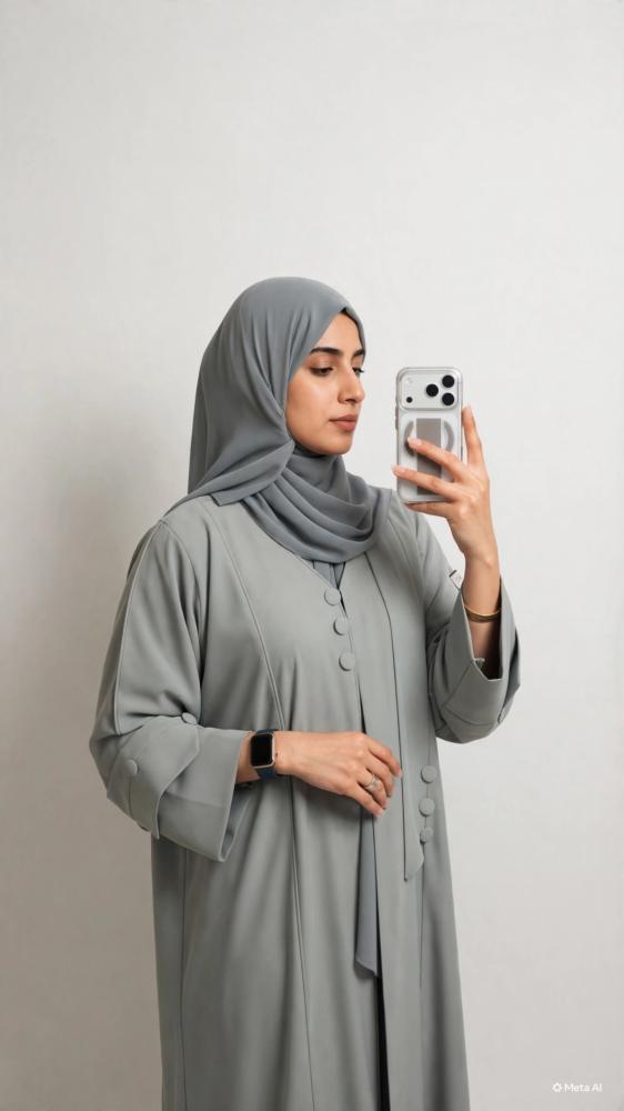 عباية بالأزار لون تيفاني