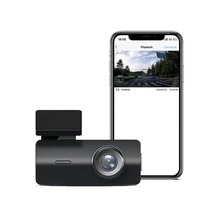داش كام  K2 للسيارة سهل التركيب وبدقة 1080H مع حساس G-Sensor موديل AE-DC2018-K2 - أسود