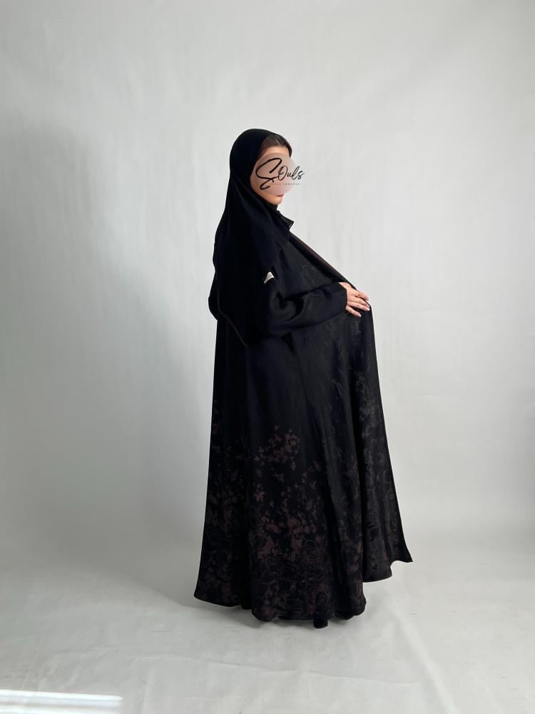 دبل فيس مشجر (بني غامق - أسود)