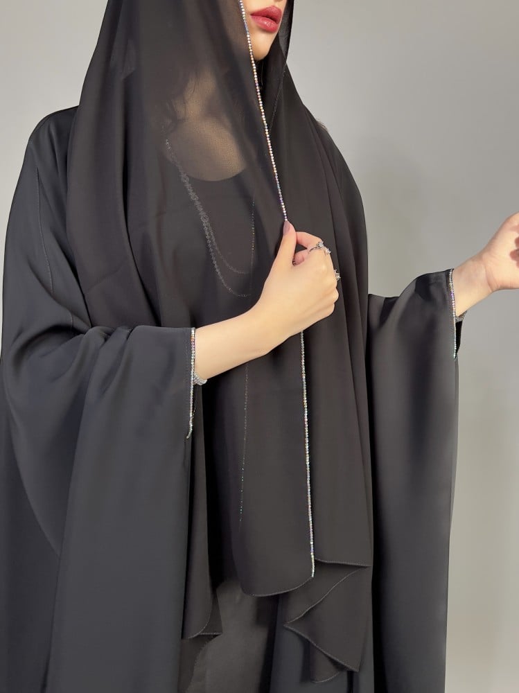 عبايه كريستال أطراف