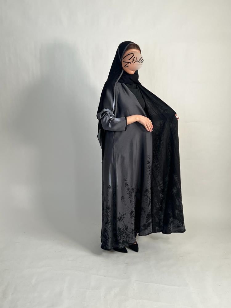 دبل فيس مشجر (رمادي-أسود)
