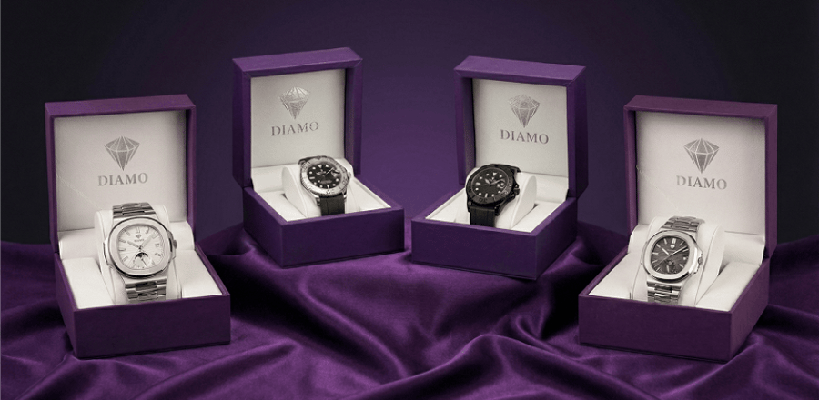 عروض اليوم الوطني من DIAMO  اختار ساعتين بـ 296 ريال بدل 428 ريال وفّر 132 ريال.. وخَلّ واحدة منها هدية