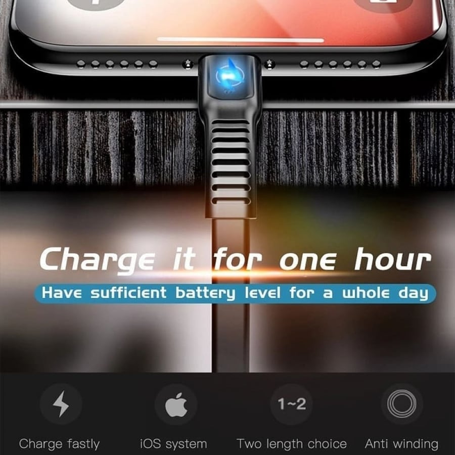 PD Charging Cable for iPhone From Baseus