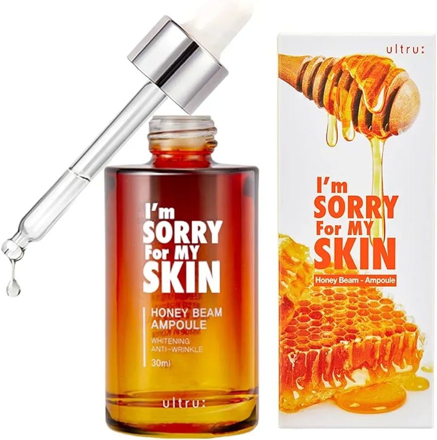 سيروم العسل لتفتيح البشرة ومحاربة التجاعيد - I'm Sorry For My Skin Honey Beam Ampoule (30 مل)