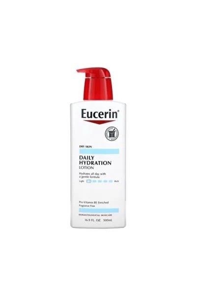 يوسيرين لوشن الترطيب اليومي للبشرة الجافة (Eucerin Daily Hydration Lotion) - حجم 500 مل