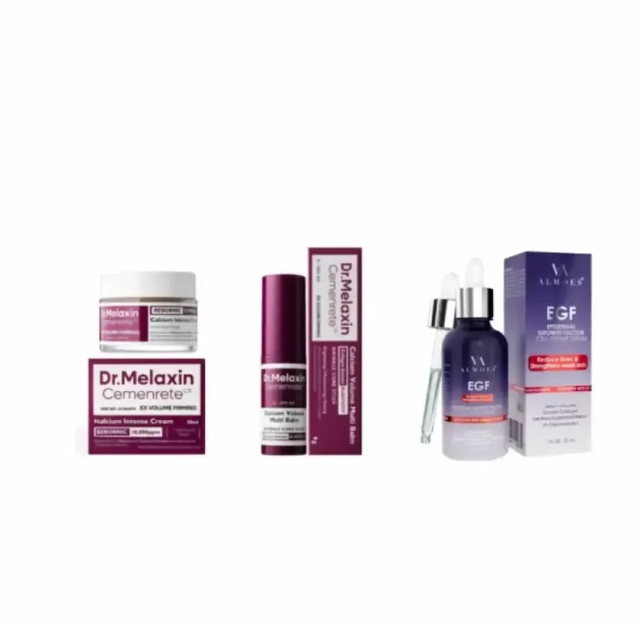 مجموعة شد البشرة ومكافحة التجاعيد – Dr.Melaxin Cemenrete + EGF Serum