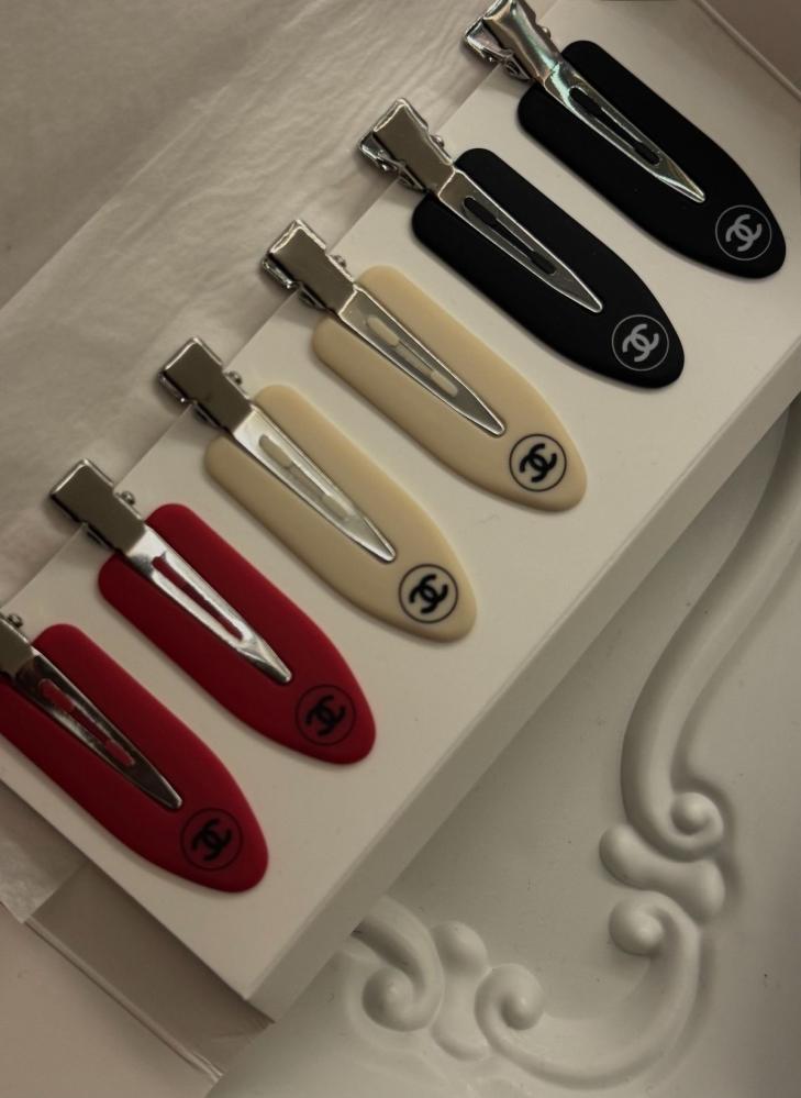 Chanel hair clips