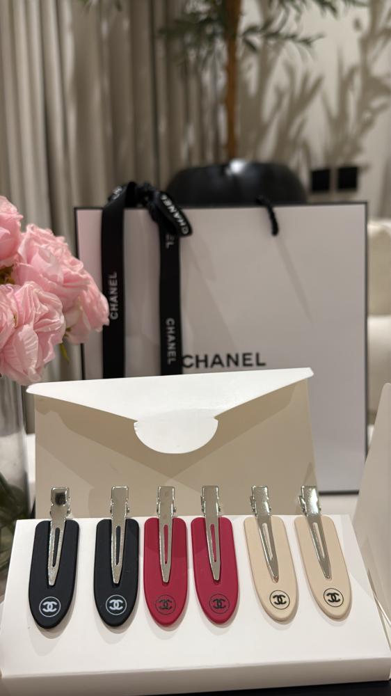 Chanel hair clips
