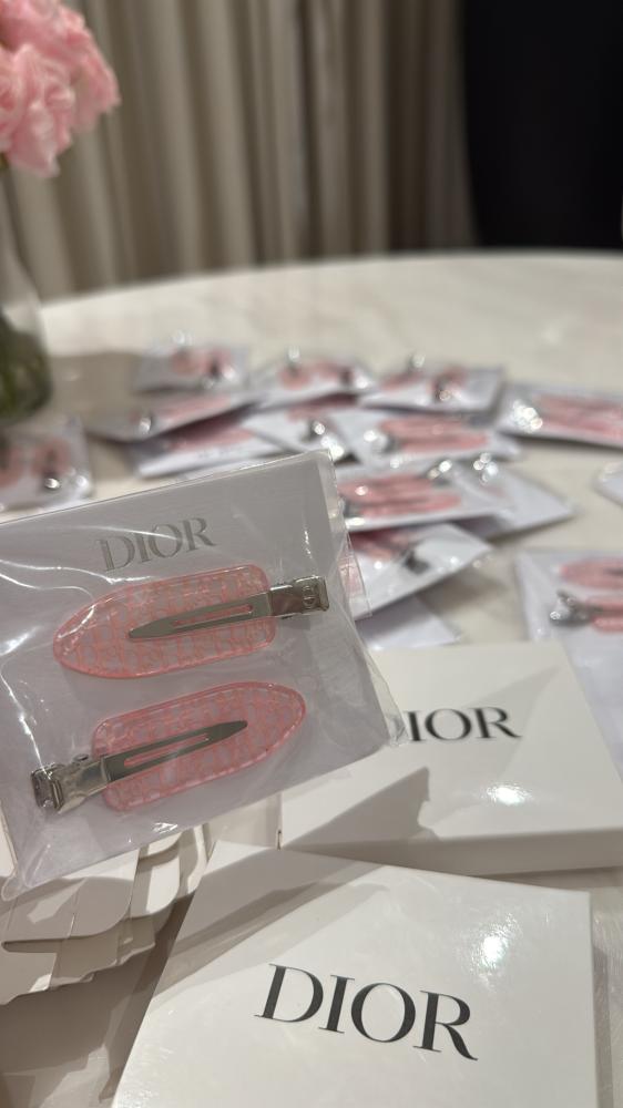 Dior hair clips