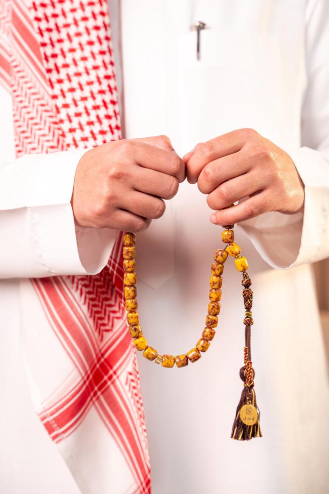 سبحة السندلوس الأصفر – لون مشرق وأناقة لا مثيل لها