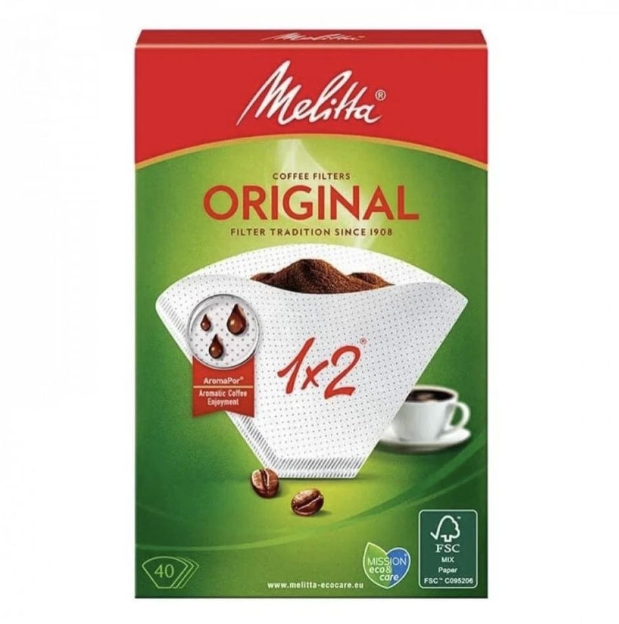 40 فلتر 1*2 Melitta