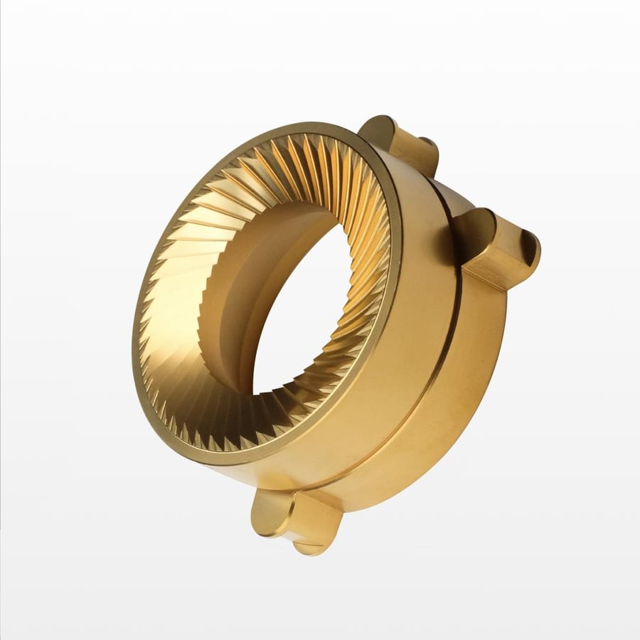 فاريا -شفرات طحن سوبرنوفا مطلية بالتيتانيوم مقاس 58 مم VS6 لطاحونة |  Varia - Supernova Titanium 58mm Flat Burrs for VS6 Grinder Gold