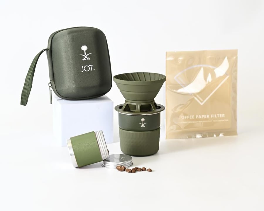 JOT - Carry-On Suitcase Lite  Green KSA Logo