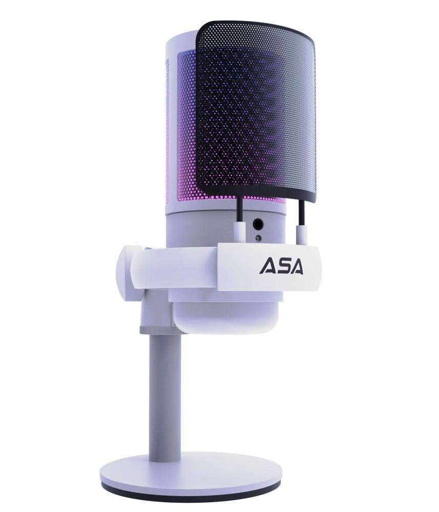 مايك ASA SQUADCAST لون ابيض