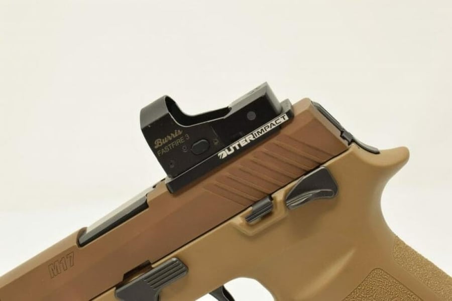 Red Dot Mount - MRA for Sig Sauer Civilian P320-M17/M18   ( OTL-RDM-SIG03a )-قاعدة بليت رد دوت