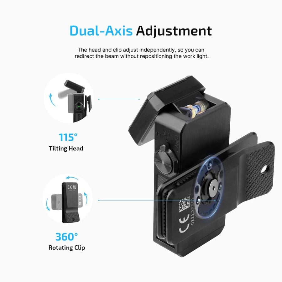 Olight Oclip 2 Ultra – كشاف كليب 580 لومن أسود