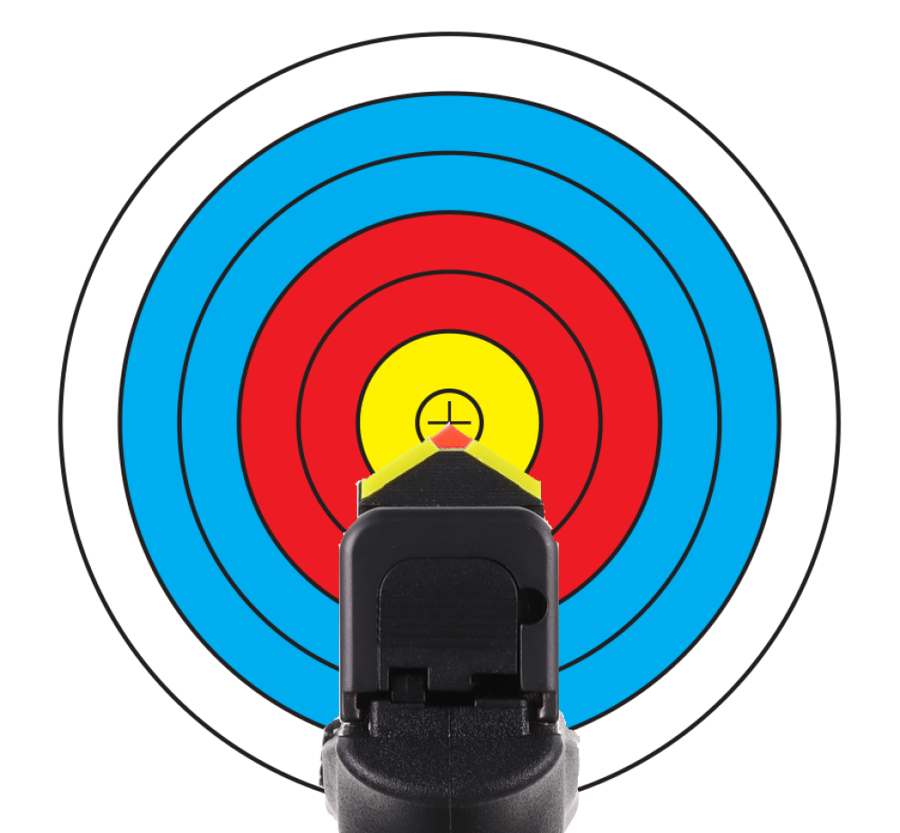 Pyramid Sight System for Glock - Standard Kit (ATS-PYS-GL02A )- مشاف مسدس