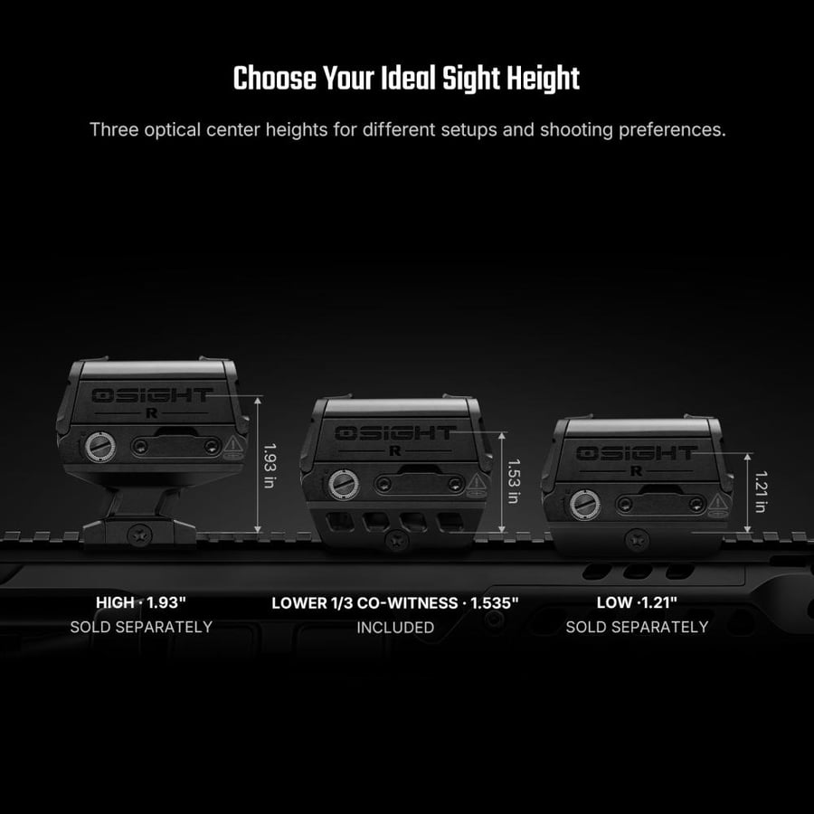 Osight R Micro T1/T2  Red Dot Sight -ريد دوت اوسايت
