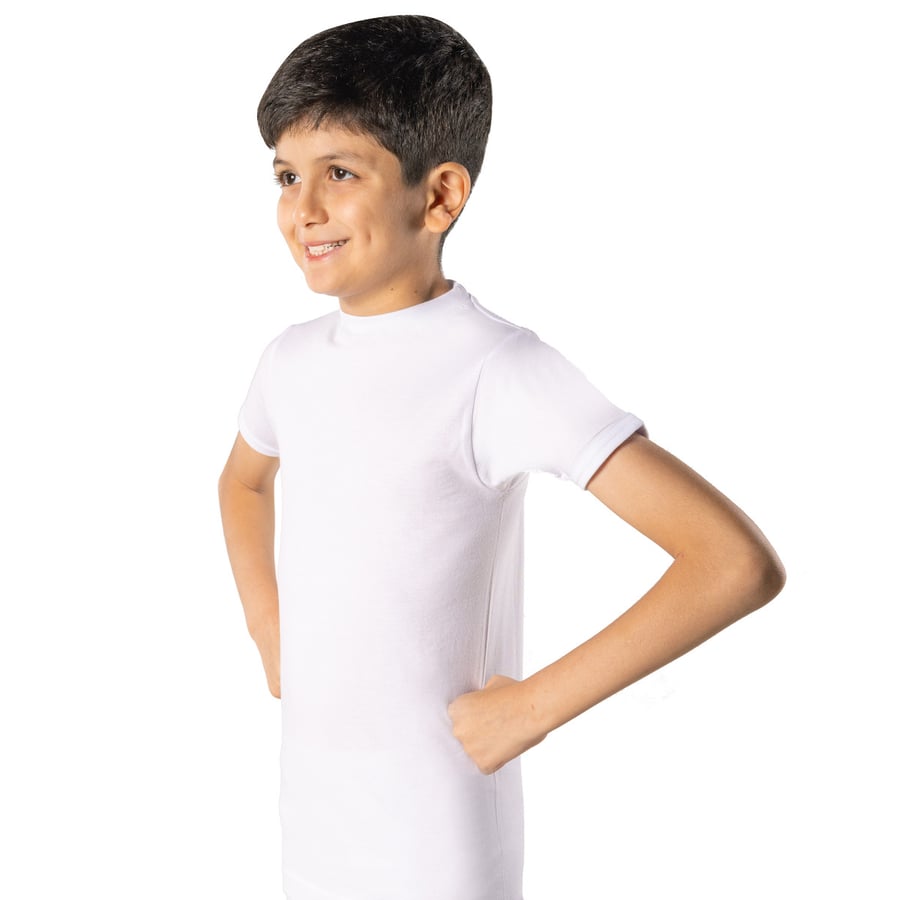 فانلة دروش شبابي نصف كم حلق