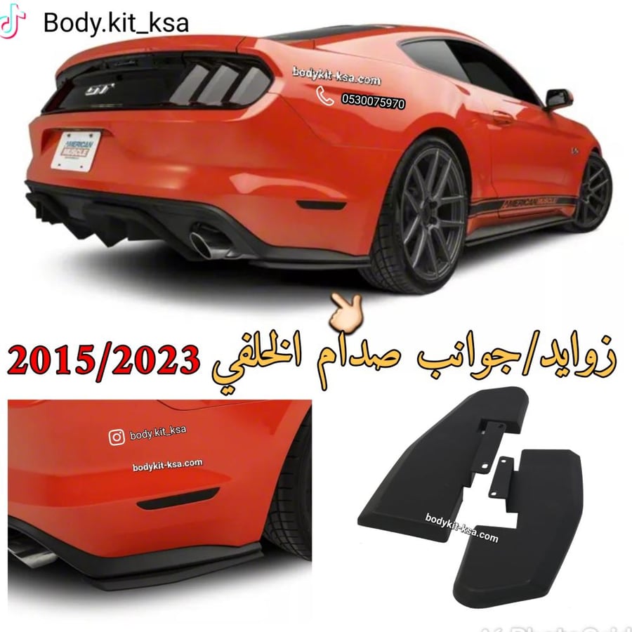 Sides / Rear fenders for Mustang 2015 to 2023