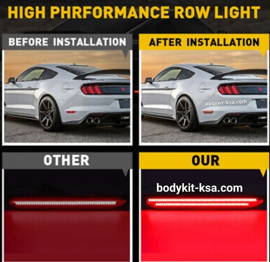 عواكس الصدام LED للموستنق 2015 الى 2023
