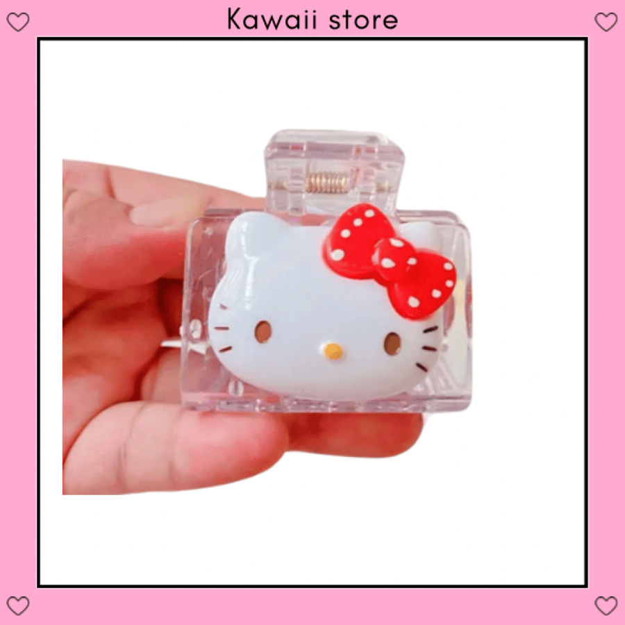 مشبك شعر hello kitty