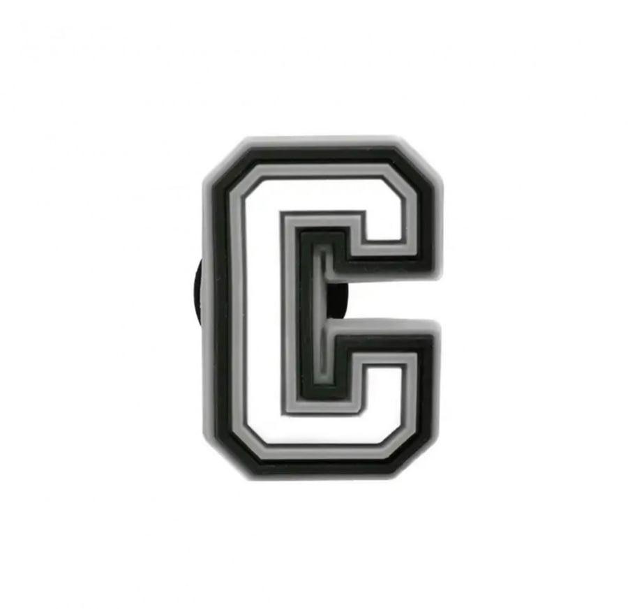 حرف C ابيض
