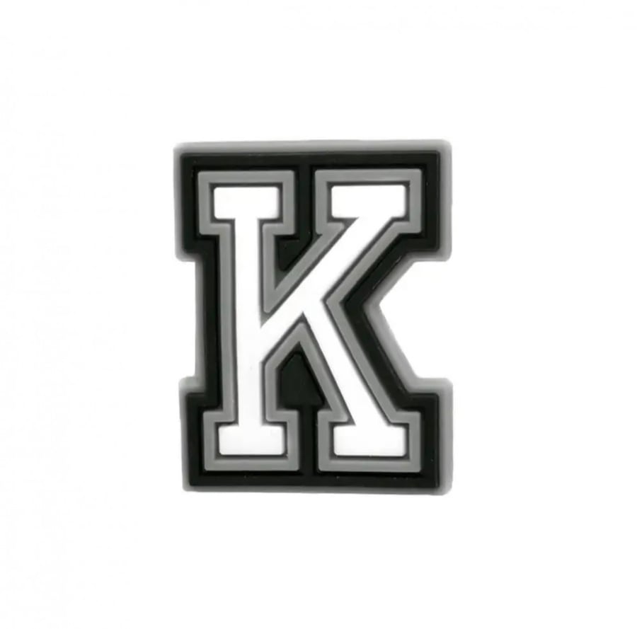 حرف K ابيض