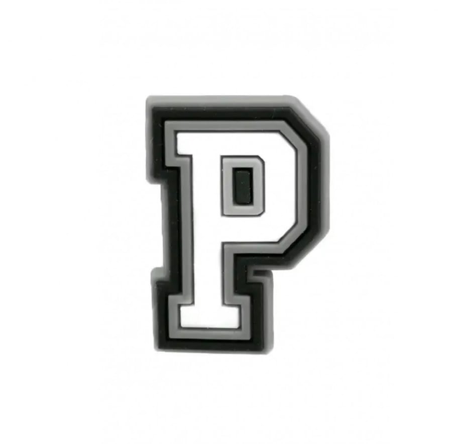 حرف P ابيض