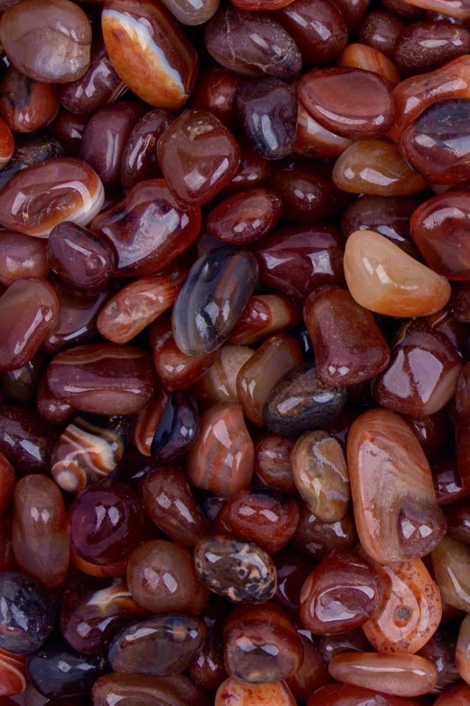 سوار حجر العقيق الأحمر الثلاثي