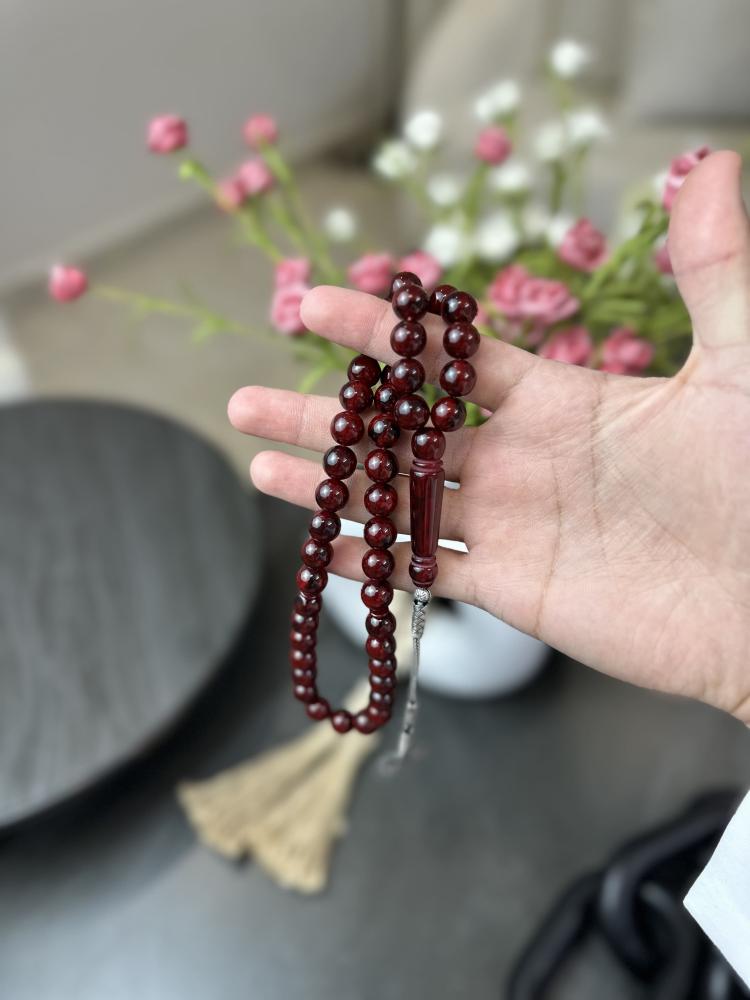 مسباح بكلايت ( احمر معرق )