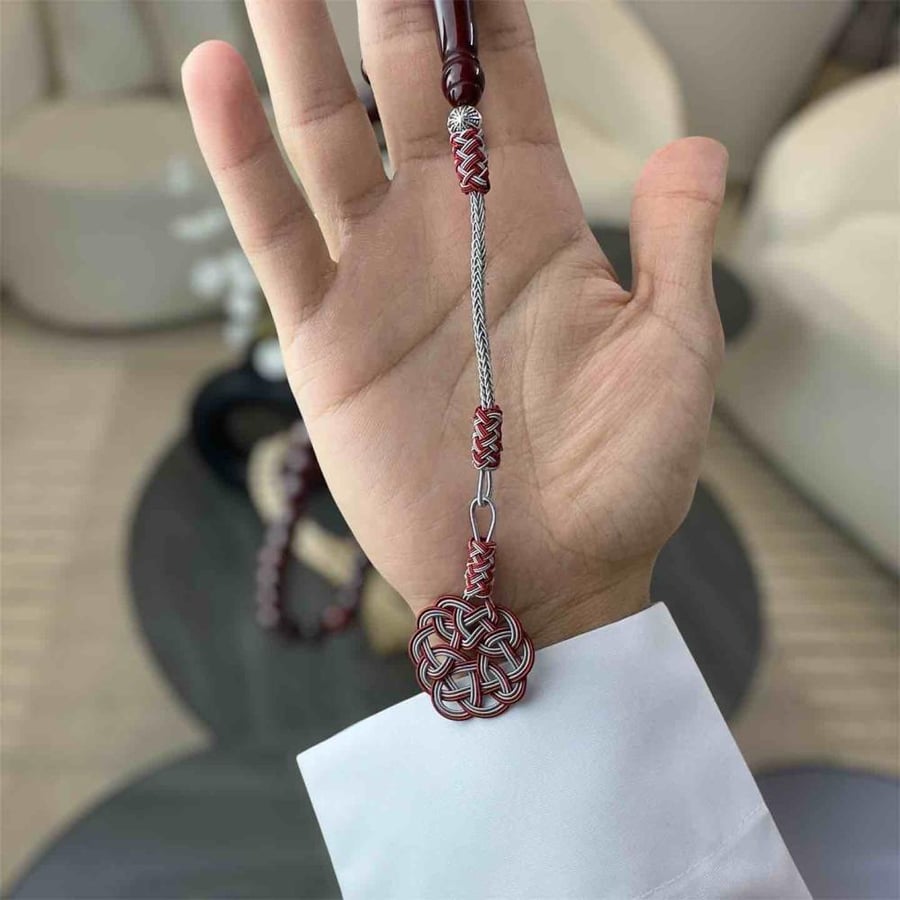 مسباح بكلايت ( احمر معرق )