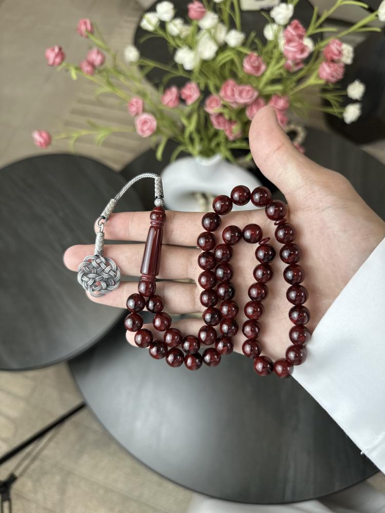 مسباح بكلايت ( احمر معرق )