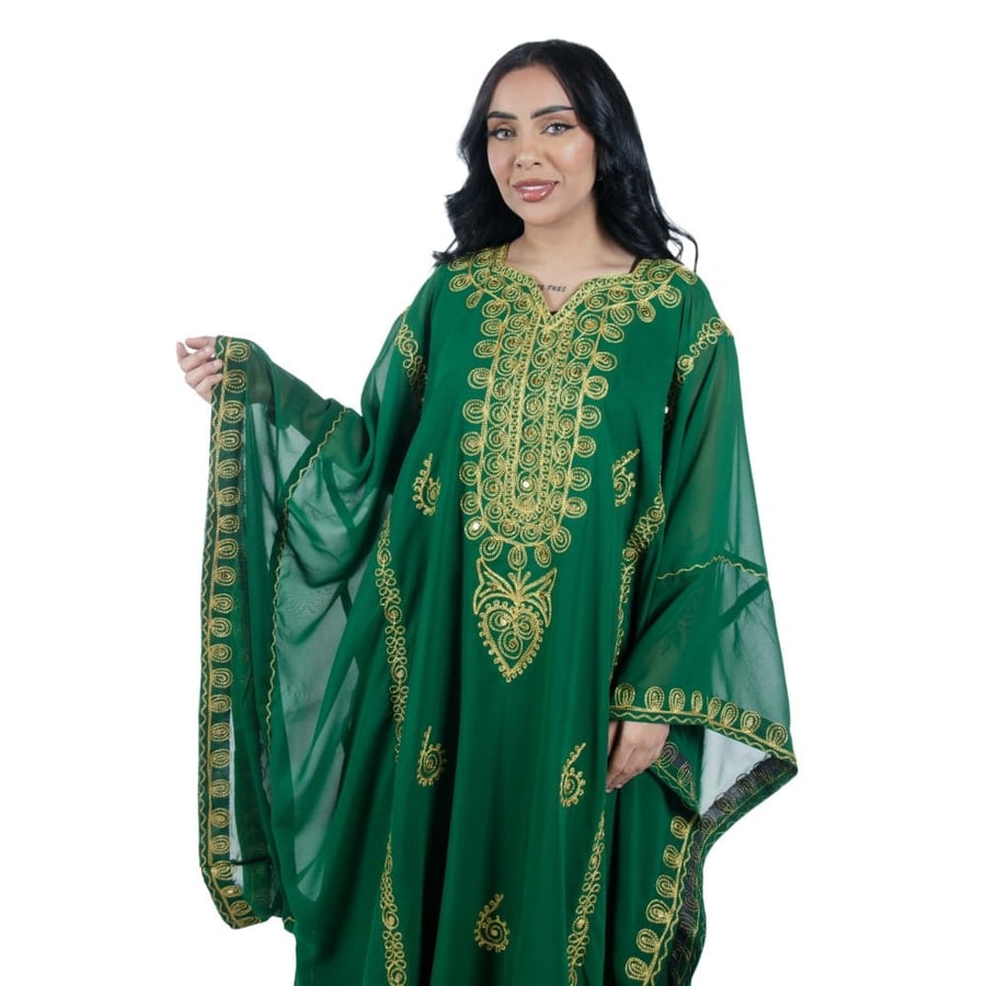ثوب نشل اخضر