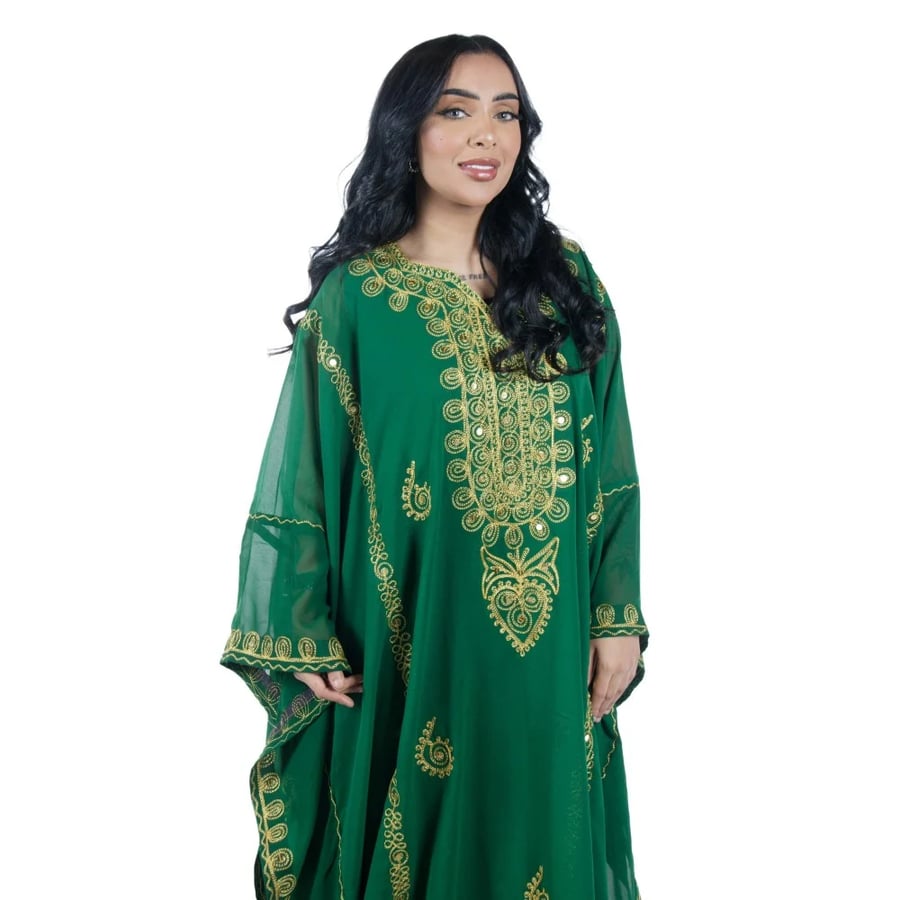 ثوب نشل اخضر