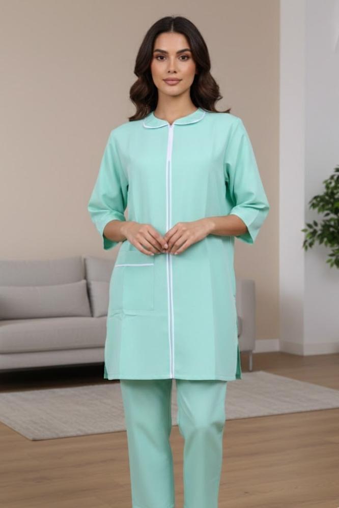 طقم عاملات نسائي بخامة كشميرية مريحة
