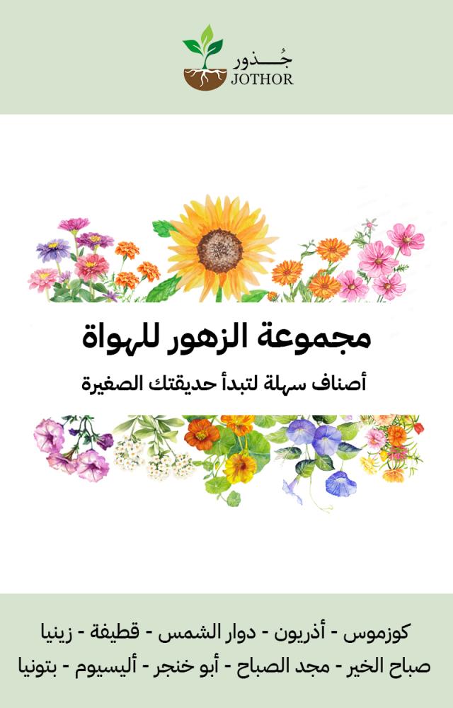 مجموعة بذور الزهور للهواة - Beginner Flower Kit