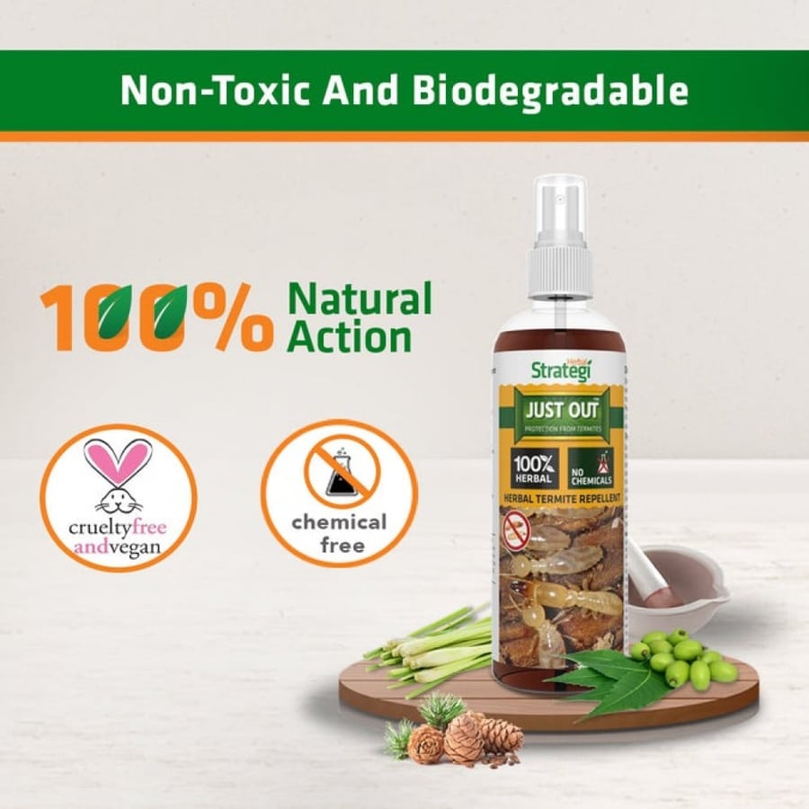 طارد النمل الأبيض طبيعي من زيوت عشبية - HERBAL TERMITE REPELLENT SPRAY