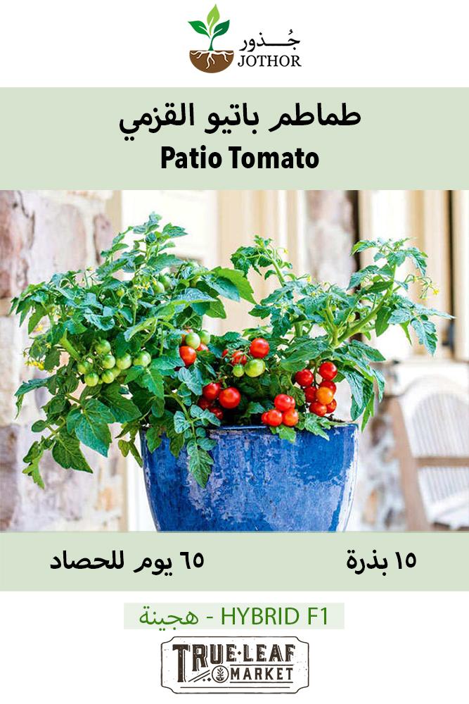 طماطم باتيو القزمي - Patio Choice Red Cherry Tomato Seeds