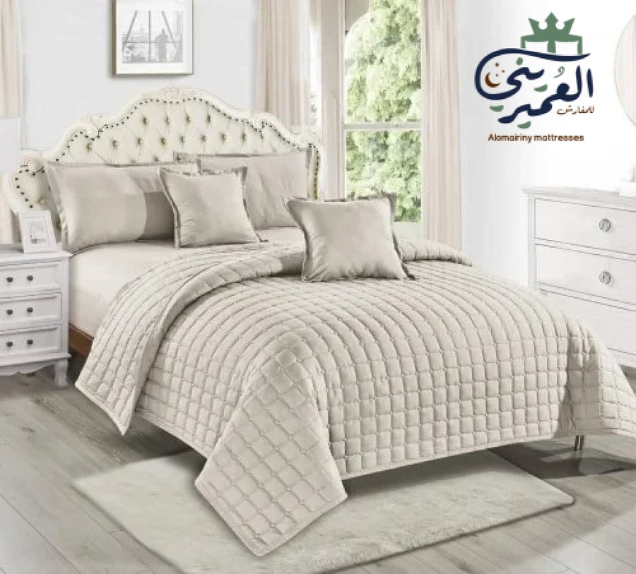 مفرش مضغوط 4 قطع نفر - سكري,نفر ,نفر ونص