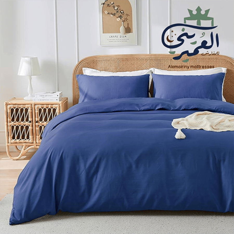 مفارش السعودية مفارش صيفي مزدوج لون كحلي