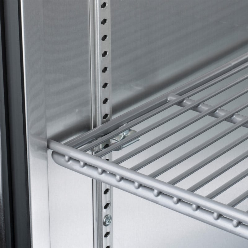 Counter-standing refrigerator 180 cm stainless steel BMAX