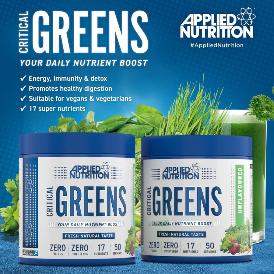كريتيكال جرينز بدون نكهة 50 حصة Applied Nutrition Critical Green Unflavored