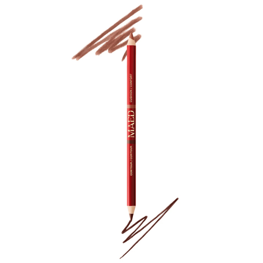 MAED Duet Two-Sided Satin + Matte Long Wear Lip Liner Pencil
