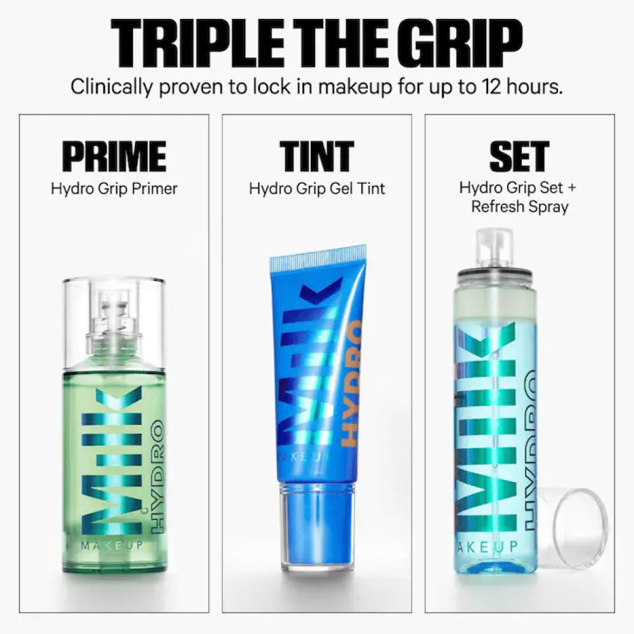 MILK MAKEUP  Hydro Grip 12HR Dewy Setting Spray With Hyaluronic Acid + Niacinamide