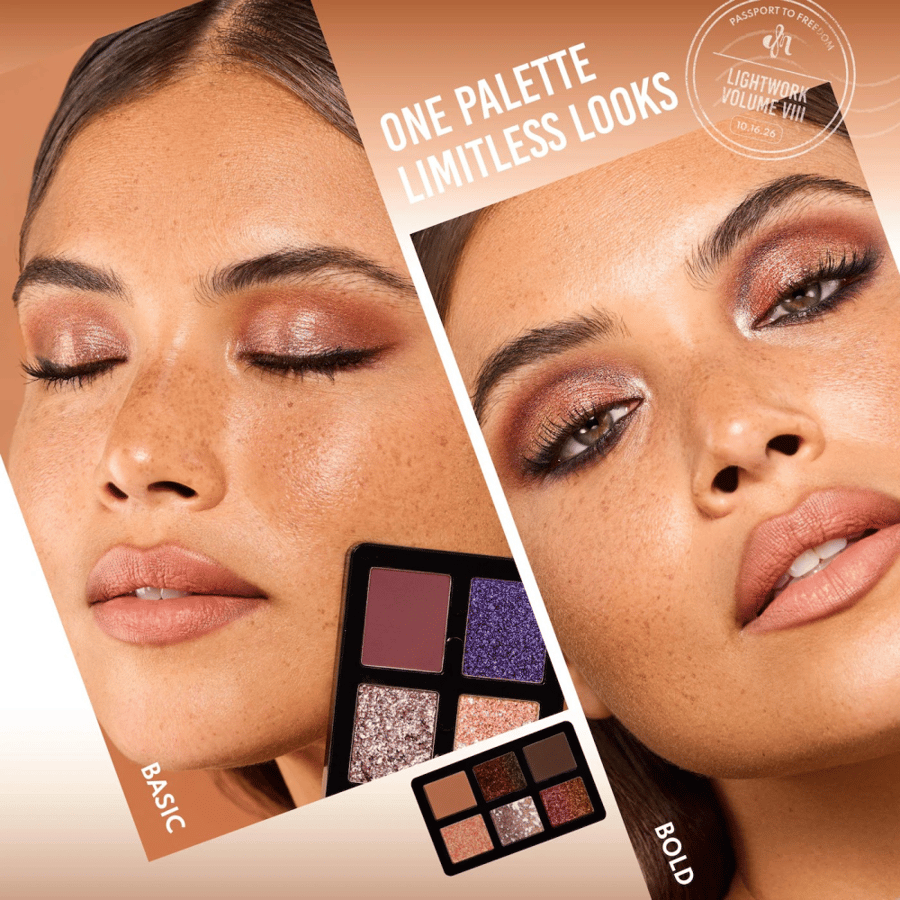 Danessa Myricks Beauty  LIGHTWORK VIII Freedom Makeup Palette: Magnetic, Customizable, Stackable Palette for Eyes & Face