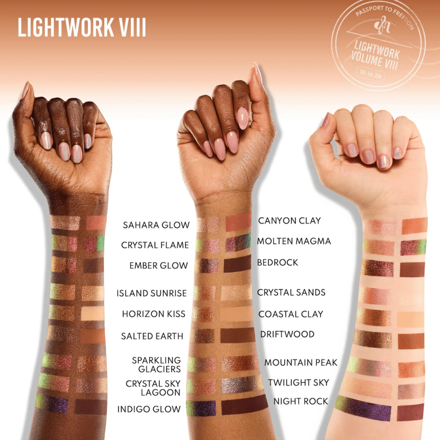 Danessa Myricks Beauty  LIGHTWORK VIII Freedom Makeup Palette: Magnetic, Customizable, Stackable Palette for Eyes & Face