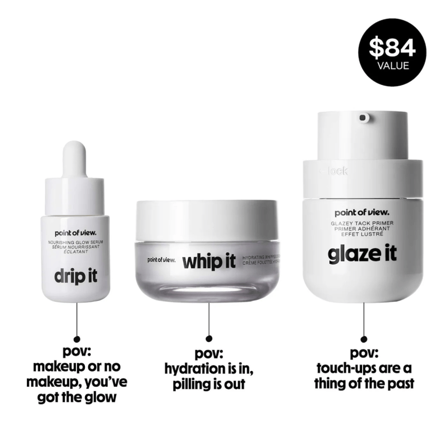 Point of View Glaze + Glow K(it) Makeup and Skincare Gift Set
