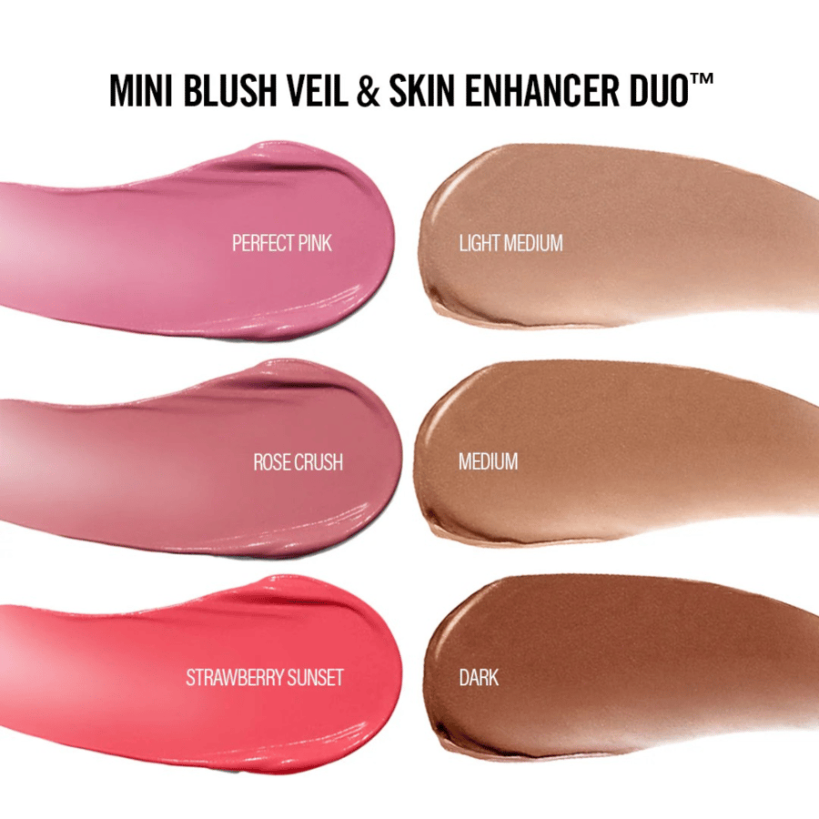 MAKEUP BY MARIO  Mini Blush Veil & Skin Enhancer Duo